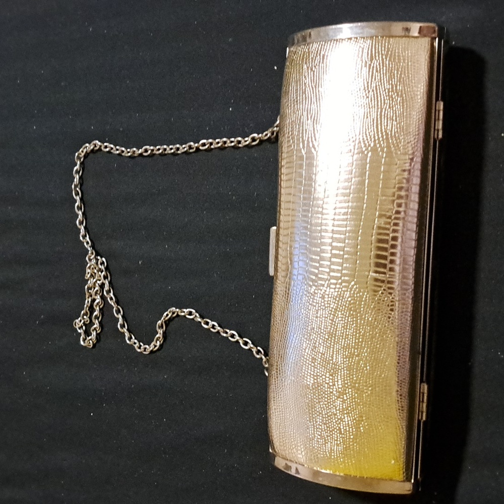 Style&Co Gold metal chain purse